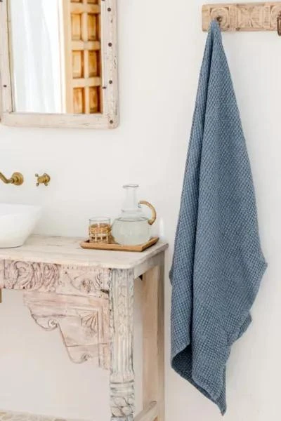 商品MagicLinen|MagicLinen Waffle Bath Towel,价格¥404,第5张图片详细描述