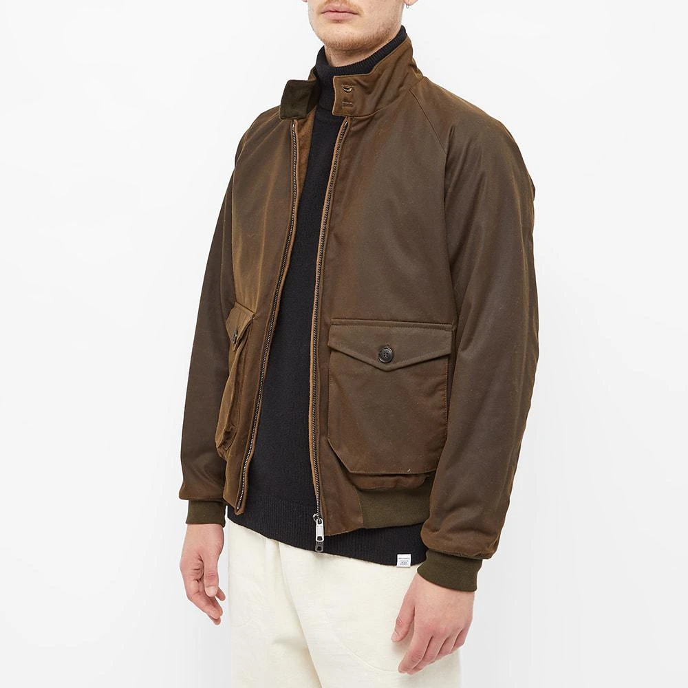 商品Baracuta|Baracuta G9 Waxed Harrington Jacket,价格¥2553,第2张图片详细描述