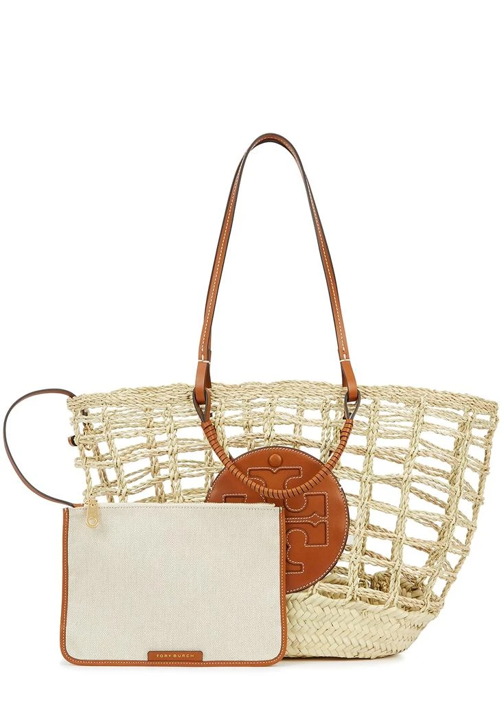 Ella sand logo raffia basket bag 商品