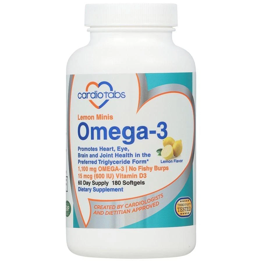 商品Cardiotabs|Omega-3 Minis Lemon,价格¥286,第1张图片