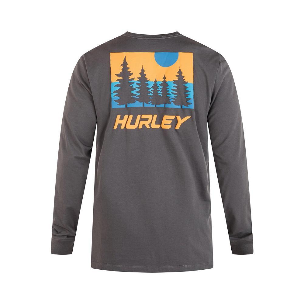 商品Hurley|Men's Everyday Explore Evergreen Long Sleeves T-shirt,价格¥295,第4张图片详细描述