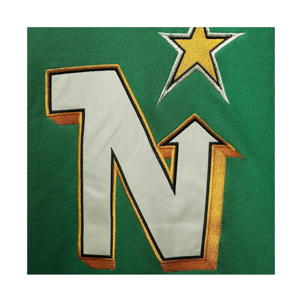 商品47 Brand|Men's '47 Mike Modano Kelly Green Minnesota North Stars Retired Player Name & Number Lacer Pullover Hoodie,价格¥1112,第5张图片详细描述