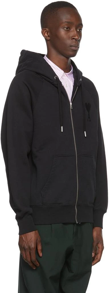 商品AMI|Black Ami de Cœur Hoodie,价格¥1302,第2张图片详细描述