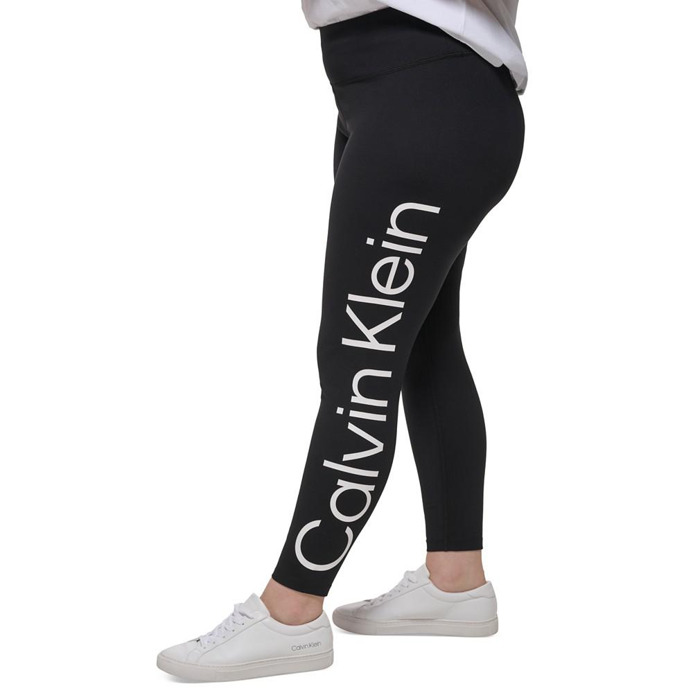 Plus Size High-Waist Logo Leggings商品第3张图片规格展示