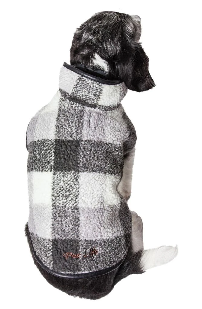 Black Boxer Classical Plaid Insulated Dog Coat 商品