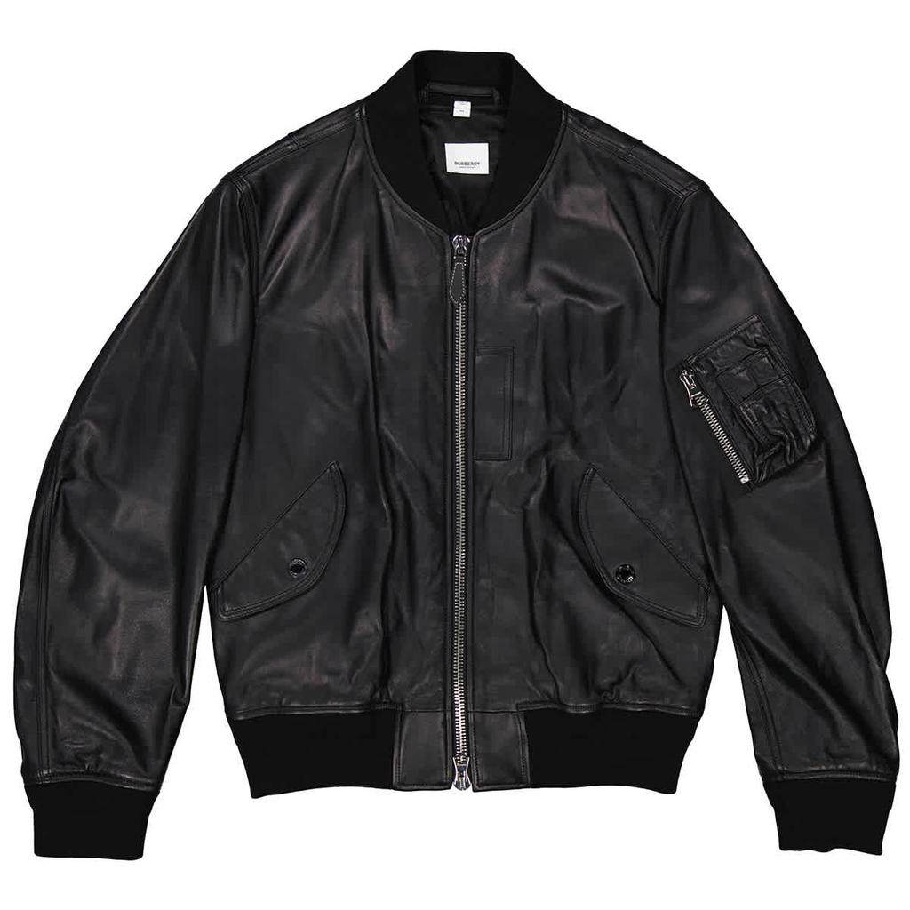 Leather Bomber Jacket商品第1张图片规格展示