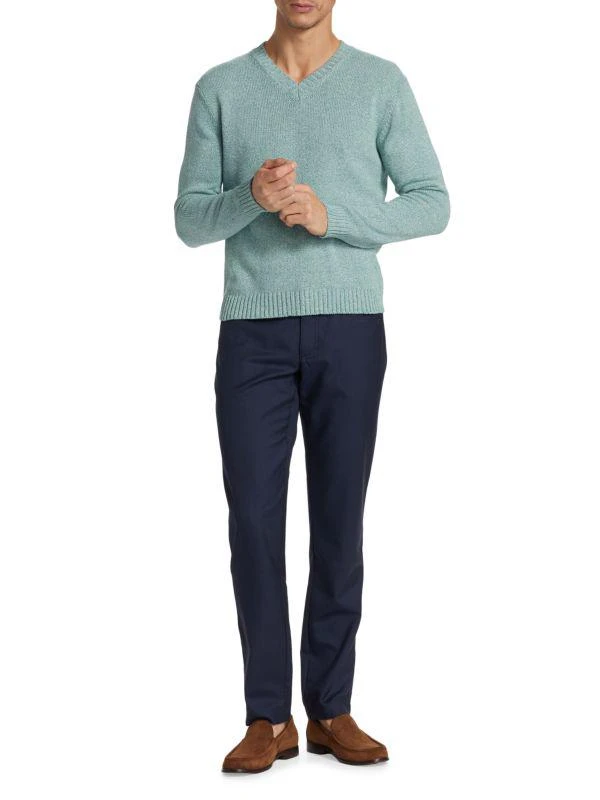 Slim Fit Mélange V Neck Sweater 商品