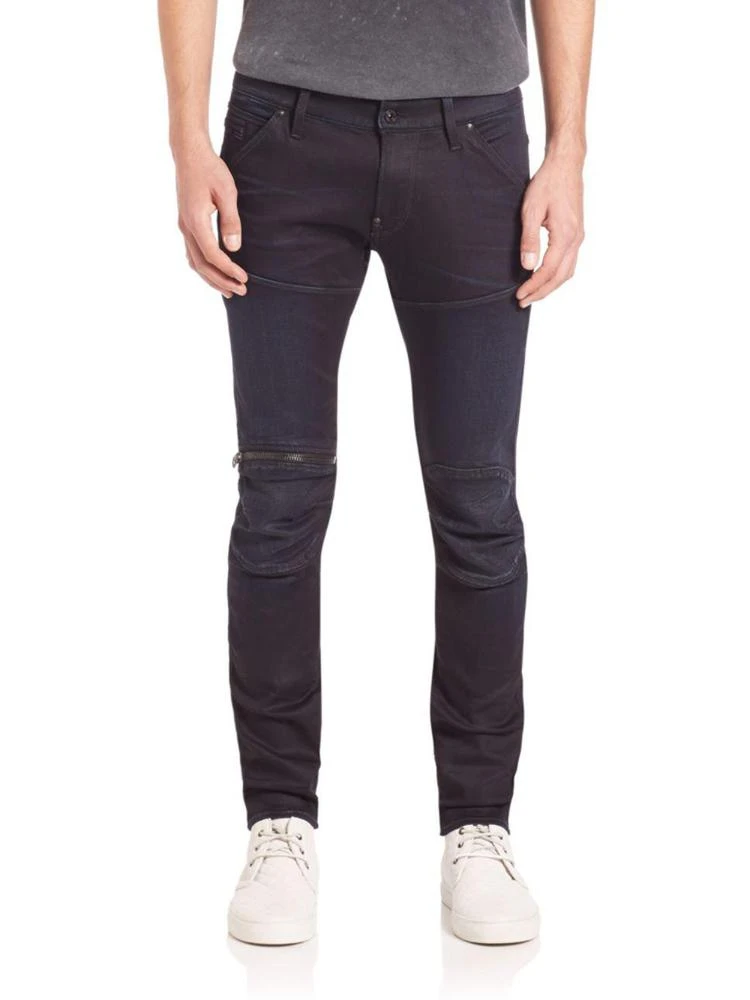 商品G-Star|5620 3D Skinny Zip Knee Jeans,价格¥1424,第1张图片