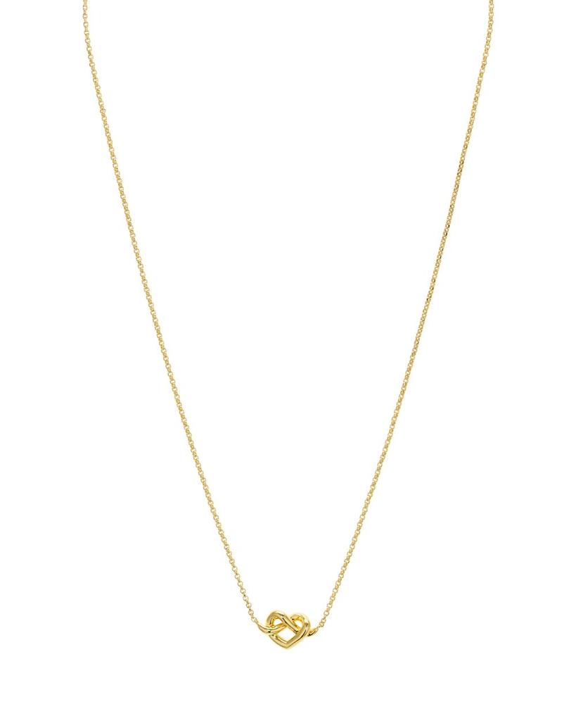 Loves Me Knot Mini Pendant Necklace, 16"商品第3张图片规格展示
