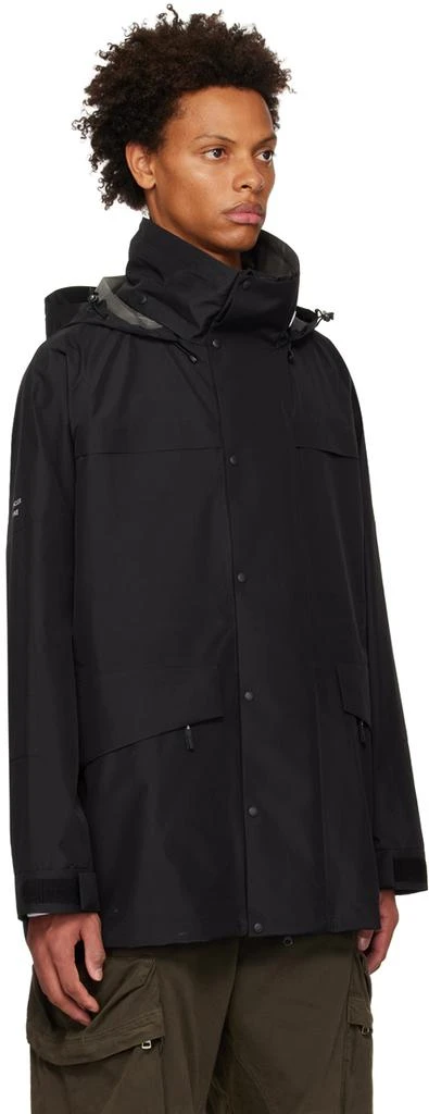 商品Moncler|4 Moncler HYKE Black Rhonestock Coat,价格¥17590,第2张图片详细描述