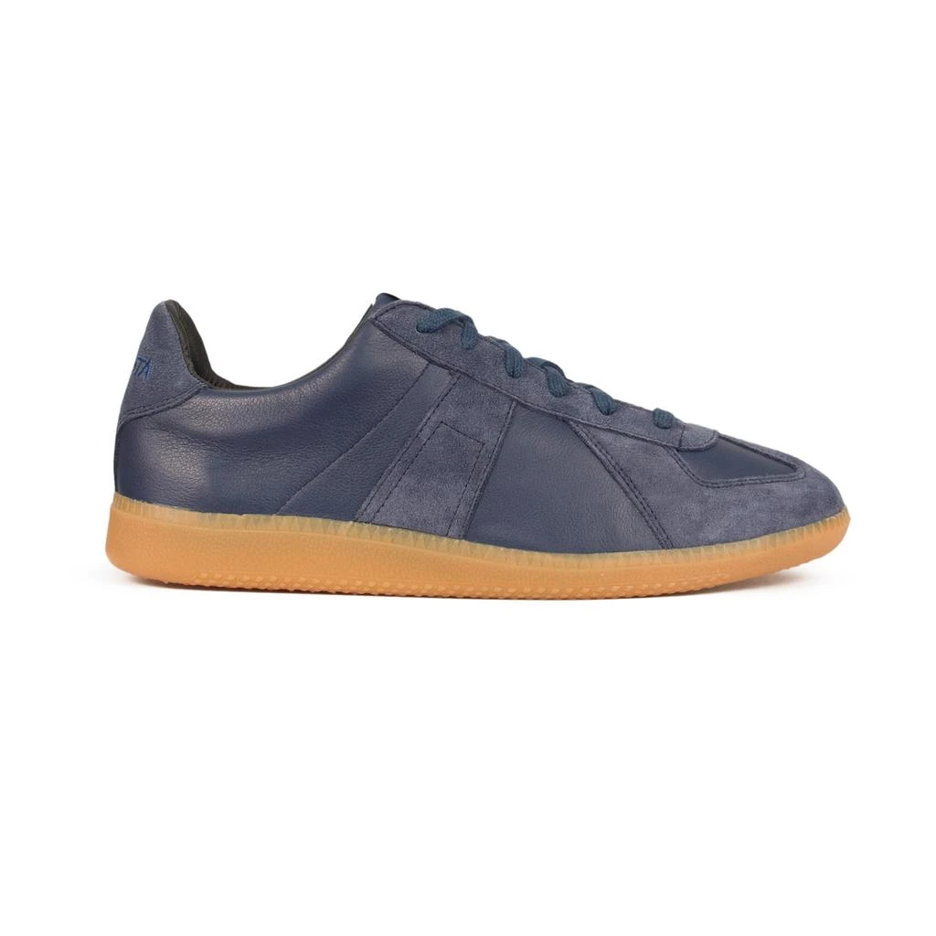 商品Novesta|Novesta Gat All Leather Sneaker Navy,价格¥1211,第1张图片