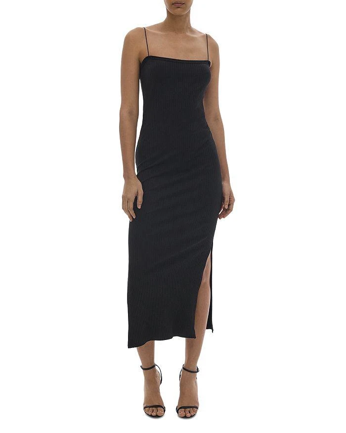 商品Helmut Lang|Ribbed Side Slit Dress,价格¥1246,第1张图片详细描述