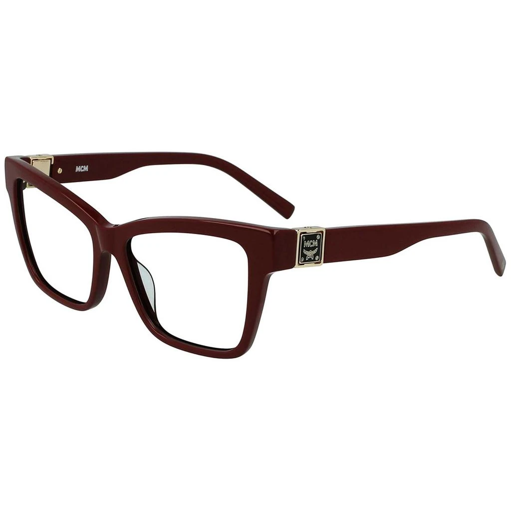 商品MCM|MCM Women's Eyeglasses - Burgundy Acetate Square Full-Rim Frame | MCM2719 602,价格¥383,第1张图片