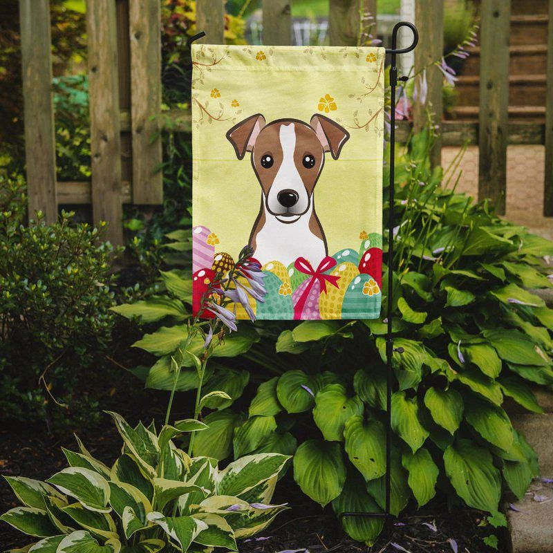 商品Caroline's Treasures|Jack Russell Terrier Easter Egg Hunt Garden Flag 2-Sided 2-Ply,价格¥137,第2张图片详细描述