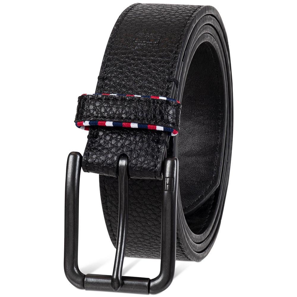 商品Tommy Hilfiger|Men's Loop Harness Tonal Stitch Leather Belt,价格¥266,第4张图片详细描述