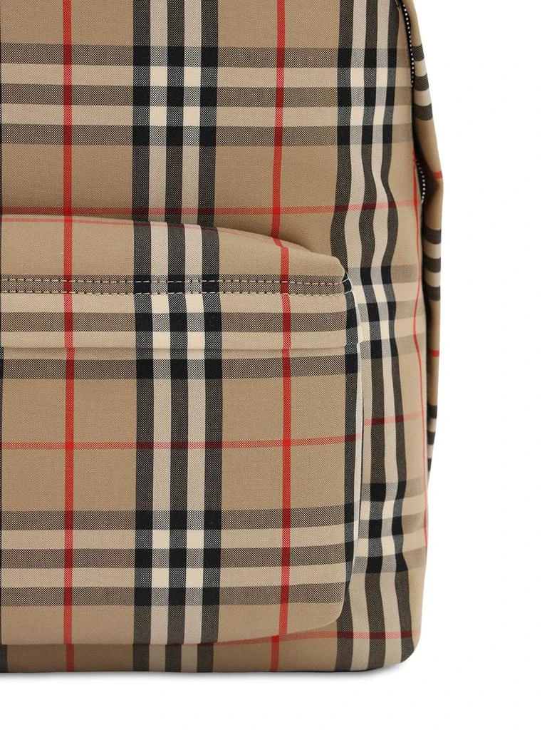 商品Burberry|Jett Check Cotton Blend Canvas Backpack,价格¥10376,第4张图片详细描述