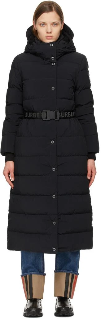 商品Burberry|黑色 Eppingham 羽绒大衣,价格¥18188,第1张图片