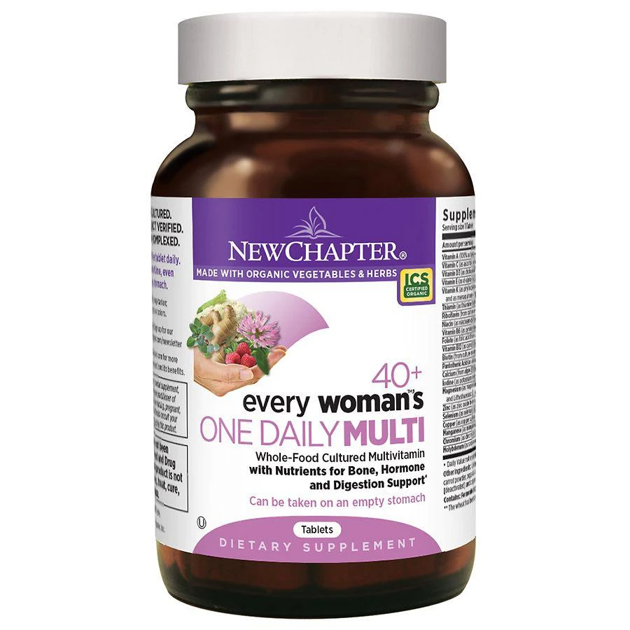 商品New Chapter|Every Woman's One Daily 40+ Multivitamin, Tablets,价格¥231,第1张图片