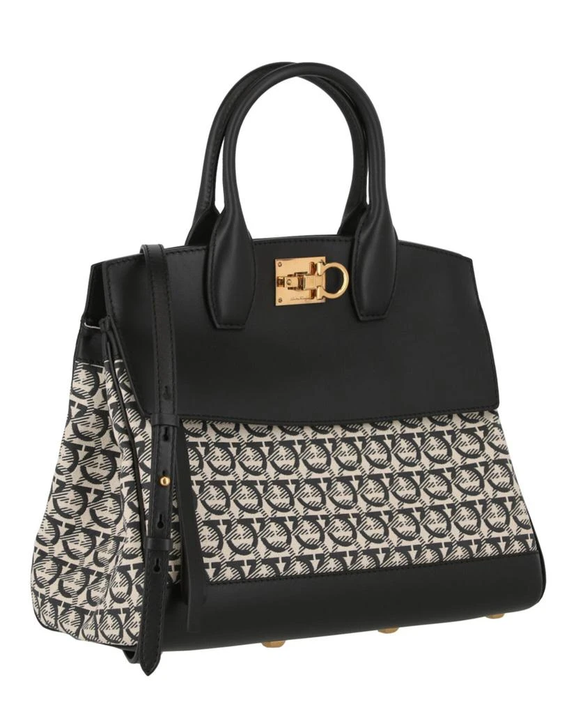 商品Salvatore Ferragamo|Studio Gancini Monogram Tote,价格¥7898,第2张图片详细描述
