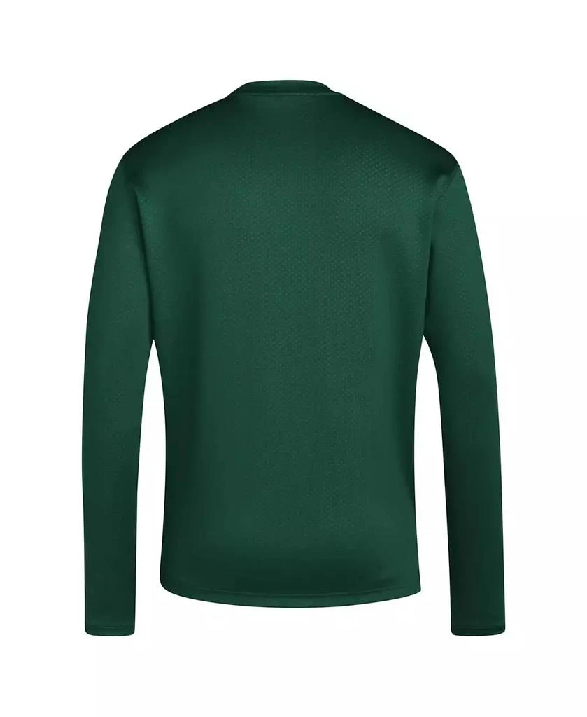 商品Adidas|Men's Miami Hurricanes Reverse Retro Baseball Script Pullover Sweatshirt,价格¥445,第2张图片详细描述