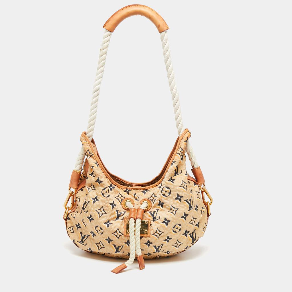 Louis Vuitton Tan Monogram Limited Edition Bulles MM Bag商品第1张图片规格展示