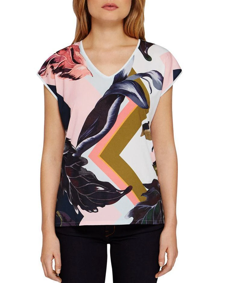 商品Ted Baker London|Erma Eden V-Neck Tee,价格¥489,第1张图片