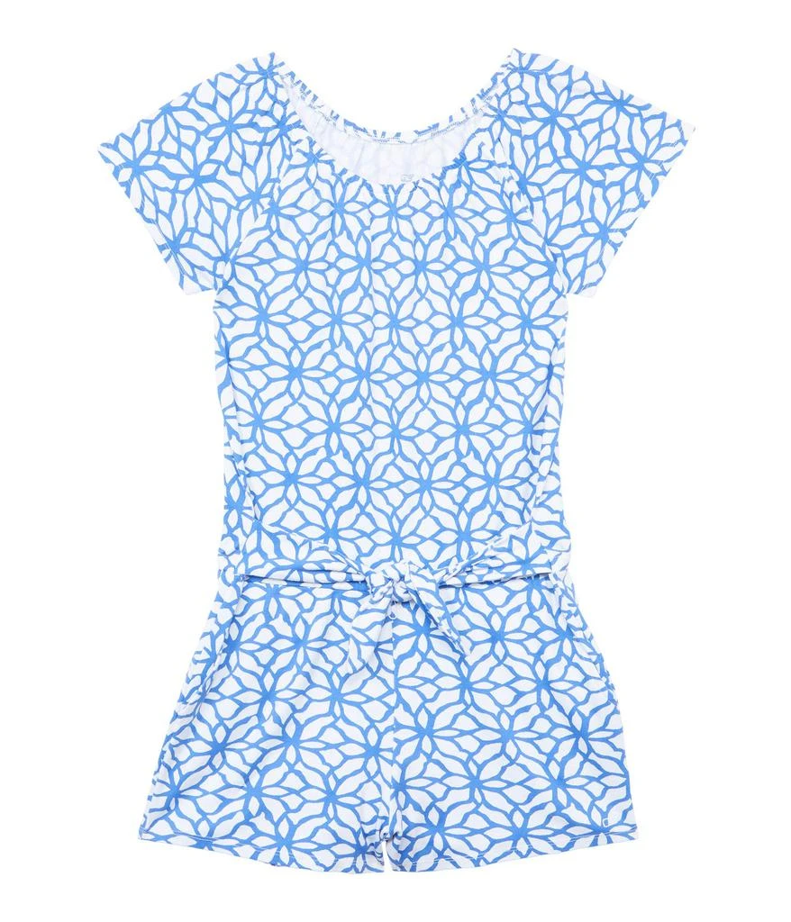 商品Vineyard Vines|Day Lily Tie Front Romper (Toddler/Little Kids/Big Kids),价格¥189,第1张图片