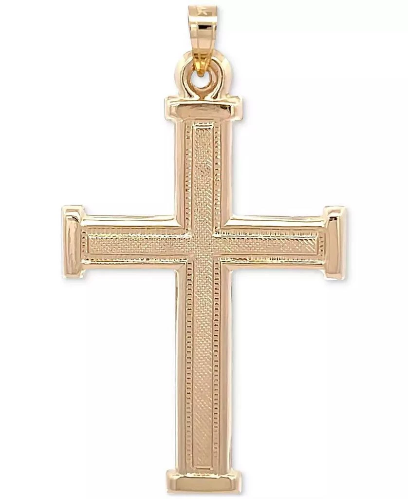 商品Macy's|Cross Pendant in 14k Yellow Gold,价格¥1216,第1张图片