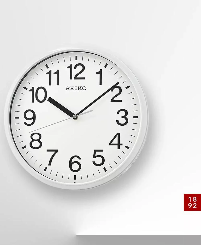 商品Seiko|Classic White Office Clock,价格¥239,第3张图片详细描述
