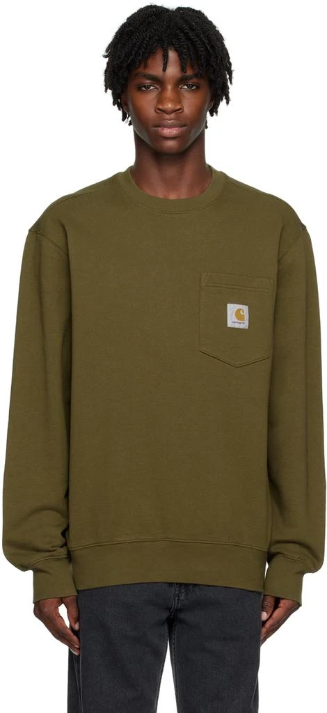 商品Carhartt WIP|Green Pocket Sweatshirt,价格¥501,第1张图片
