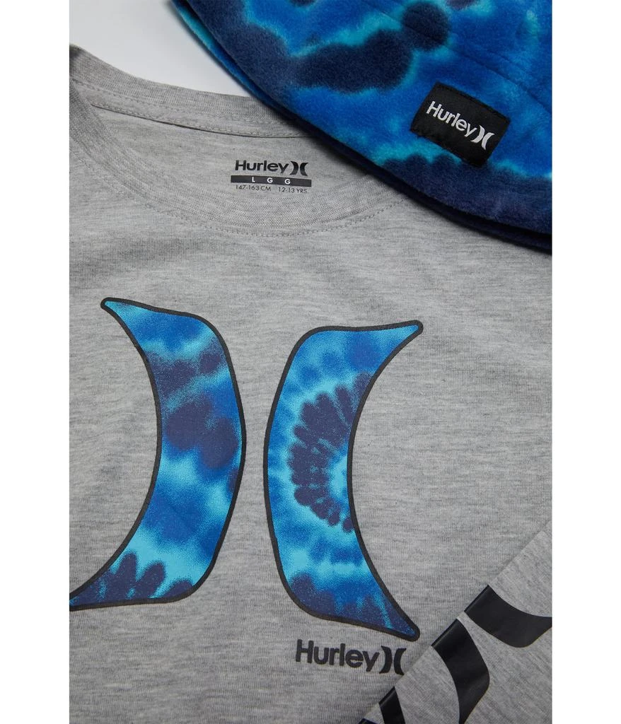 商品Hurley|Long Sleeve Graphic T-Shirt and Beanie Gift Set (Little Kids),价格¥118,第2张图片详细描述