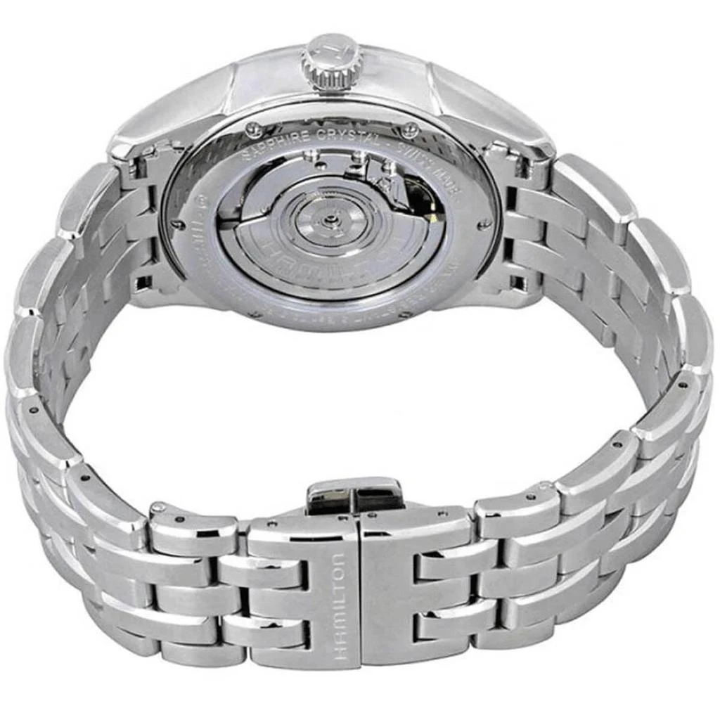商品Hamilton|Hamilton Men's Watch - Jazzmaster Automatic Black Dial Silver SS Bracelet | H42515135,价格¥4305,第3张图片详细描述