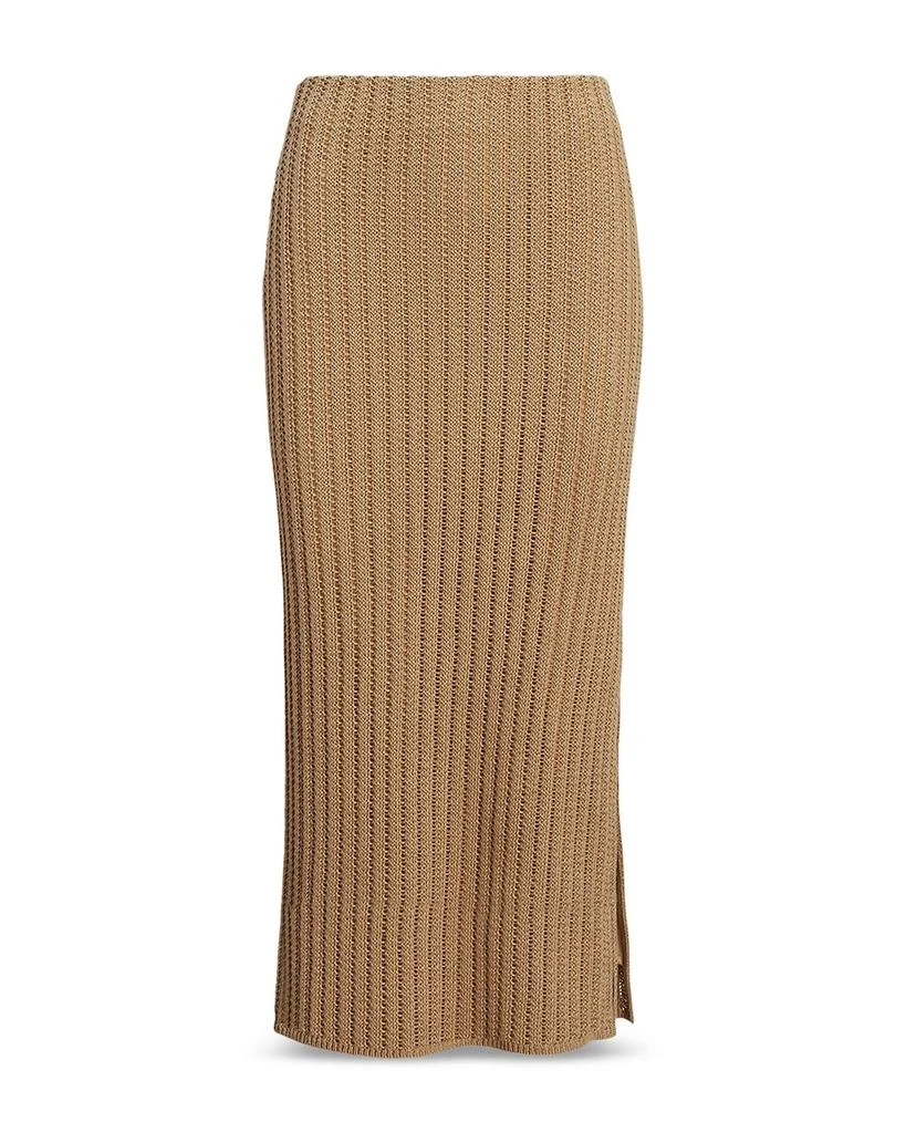 Rib Knit Midi Pencil Skirt 商品