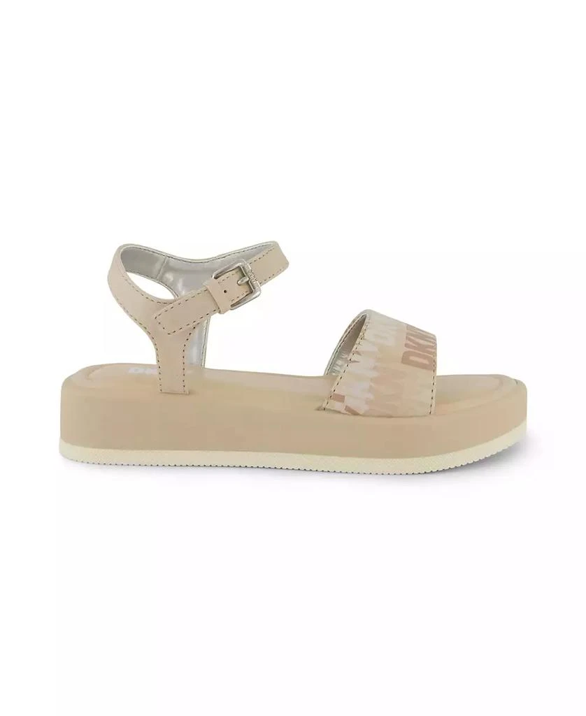 商品DKNY|Little and Big Girls Lottie Marina Logo Sandals,价格¥270,第2张图片详细描述