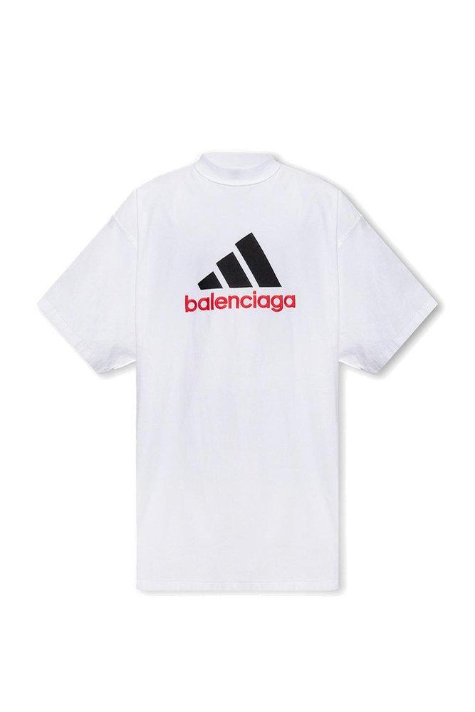 Balenciaga X Adidas Oversized Crewneck T-Shirt商品第1张图片规格展示