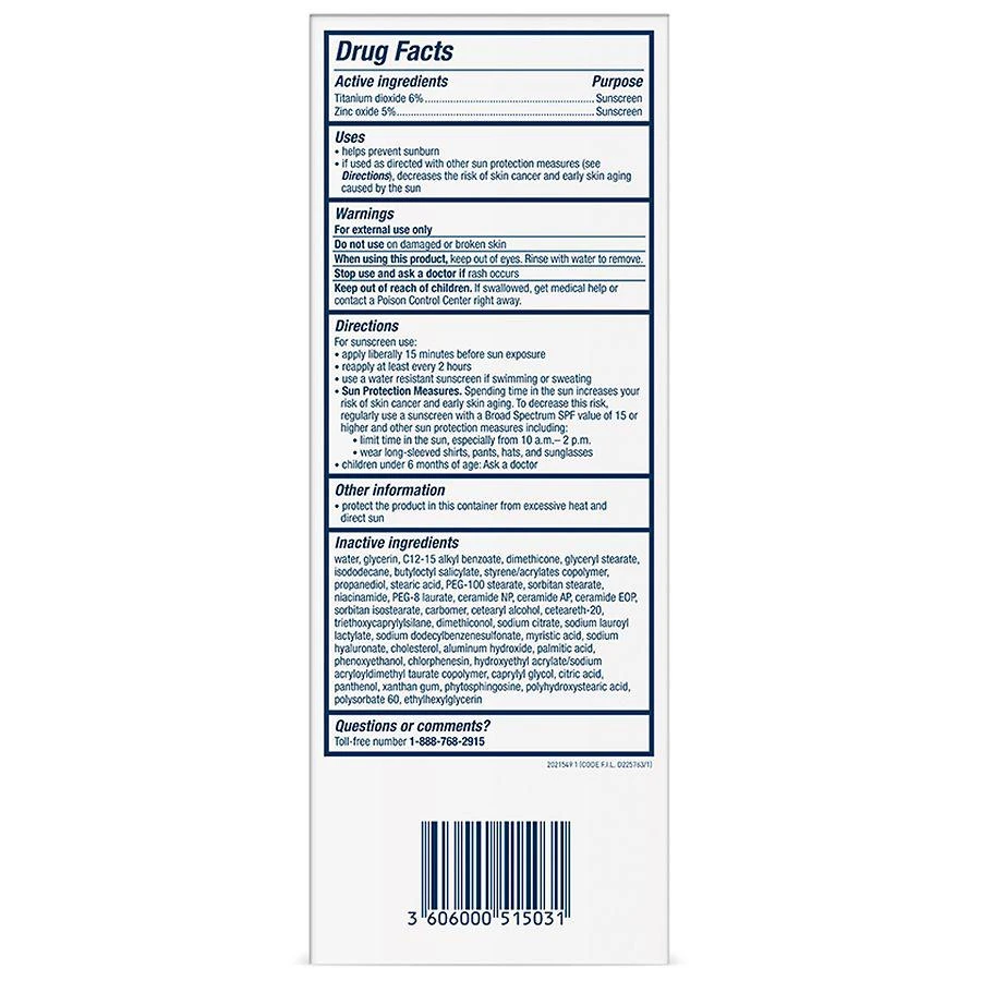 商品CeraVe|保湿乳液矿物防晒霜 SPF 30,价格¥168,第4张图片详细描述