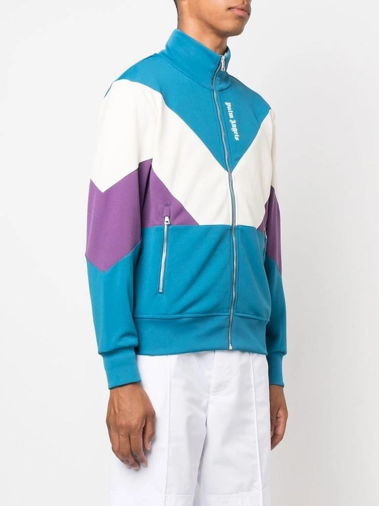 商品Palm Angels|PALM ANGELS MEN V COLORBLOCK TRACK JACKET,价格¥1358,第1张图片