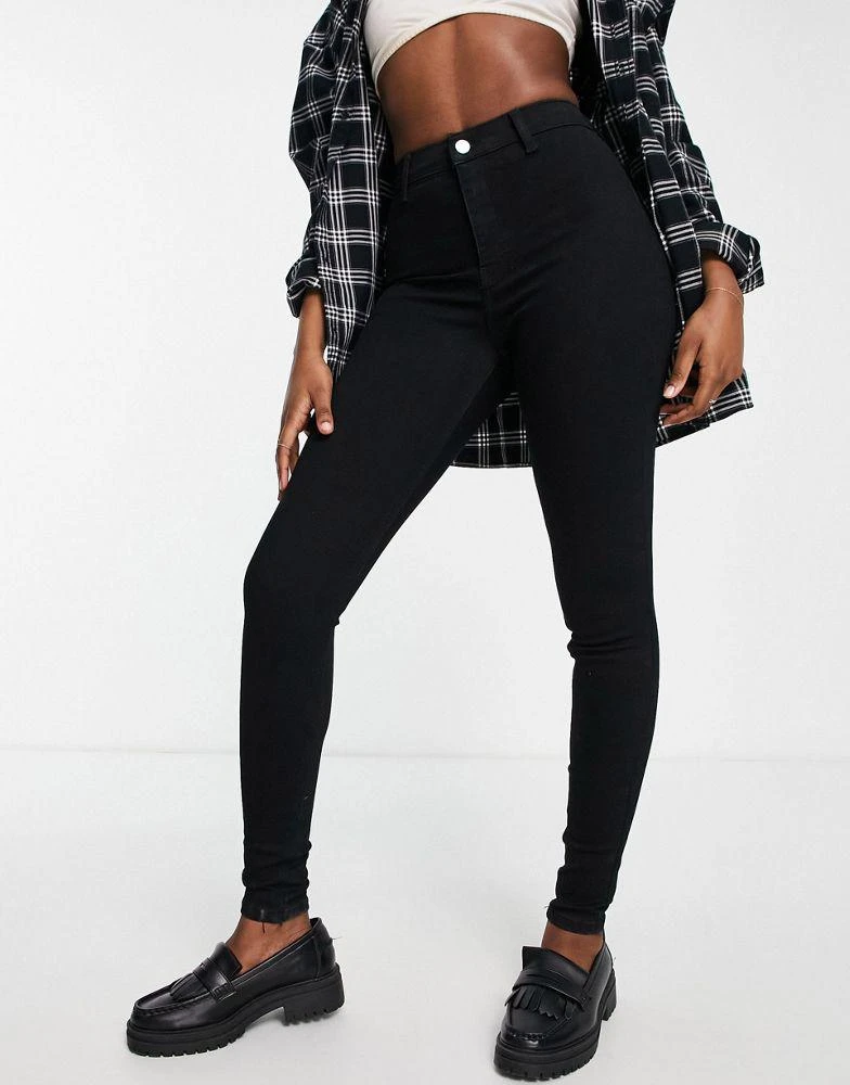 商品Topshop|Topshop Joni holding power jean in black,价格¥223,第2张图片详细描述