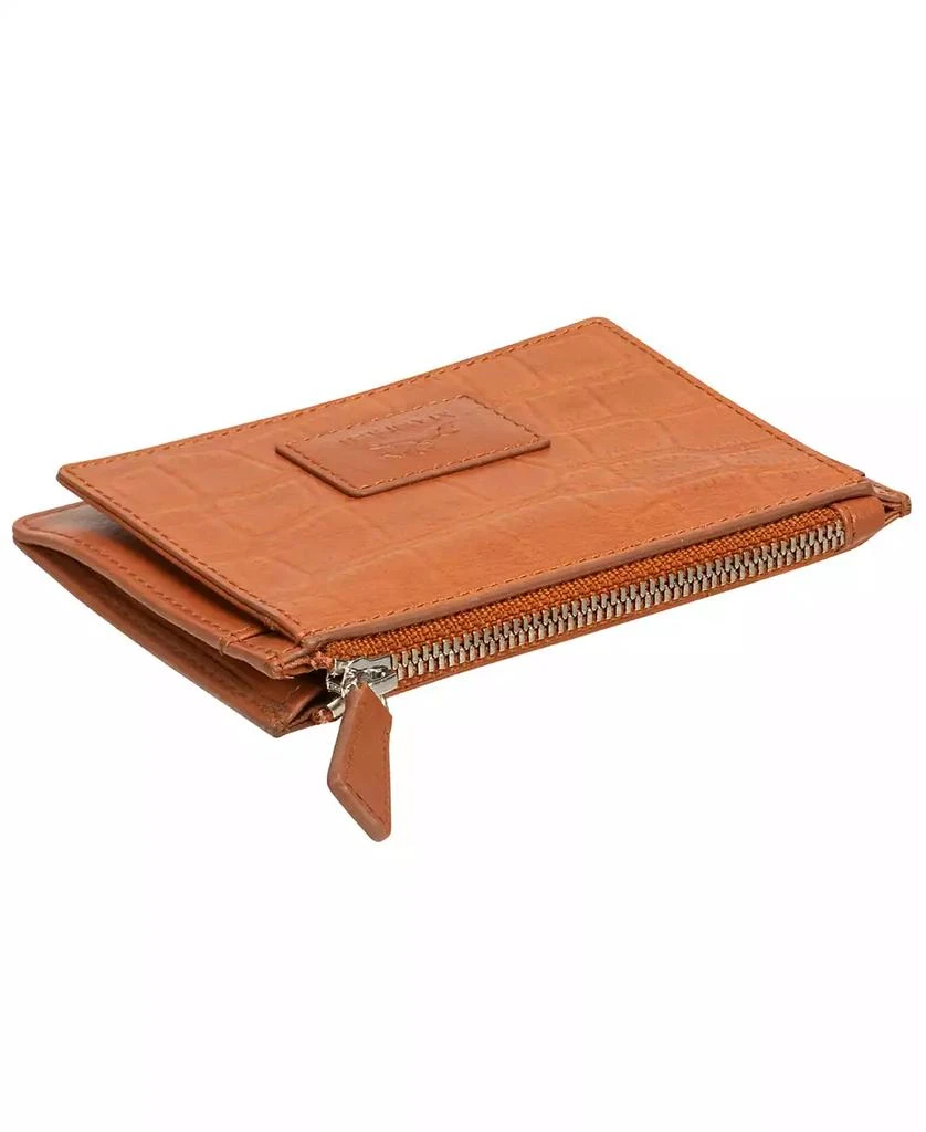 Women's Croco Collection RFID Secure Card Case and Coin Pocket 商品