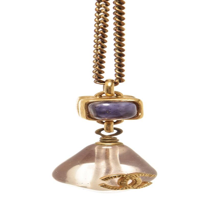 Chanel Gold Gem Long Necklace商品第3张图片规格展示