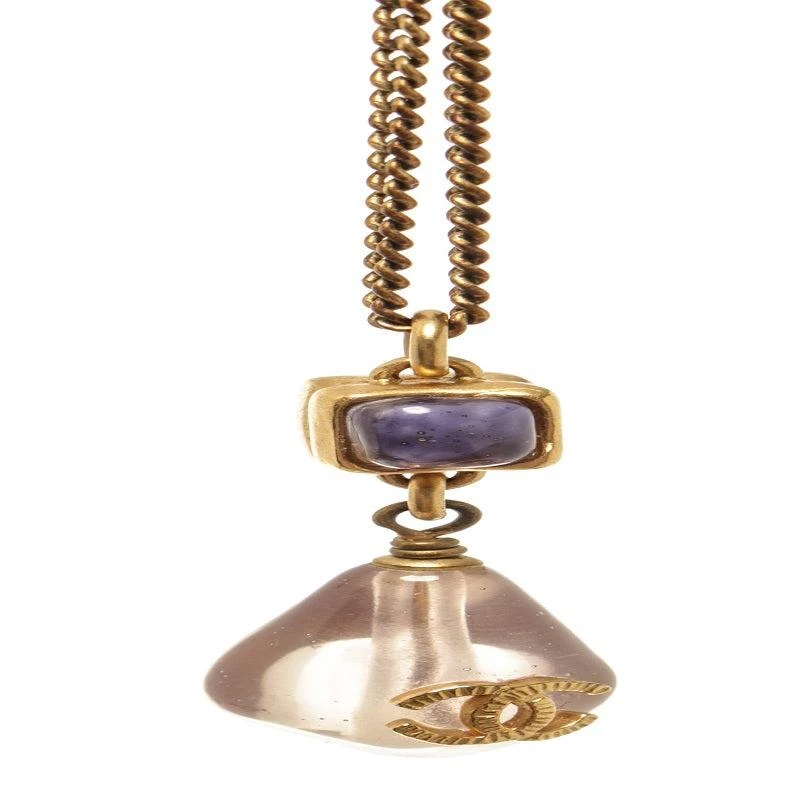 商品[二手商品] Chanel|Chanel Gold Gem Long Necklace,价格¥7993,第3张图片详细描述