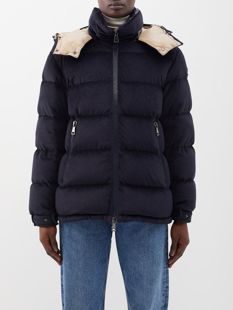 商品Moncler|Holostee quilted velvet down jacket,价格¥13707,第1张图片