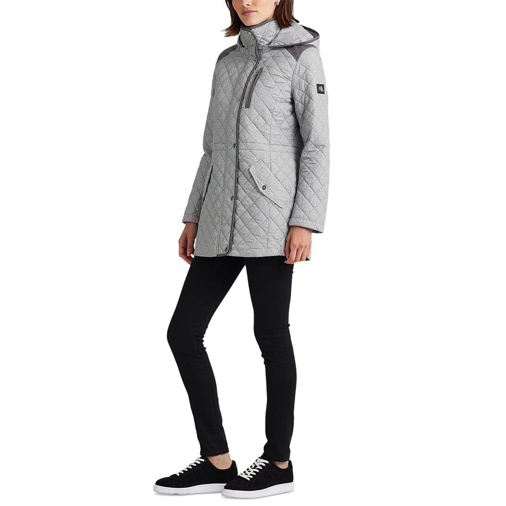 Women's Quilted Hooded Coat, Created for Macy's商品第4张图片规格展示
