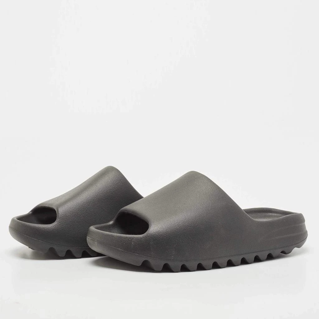 商品YEEZY|Yeezy x adidas Black Rubber Onyx Flat Slides Size 42,价格¥1282,第2张图片详细描述