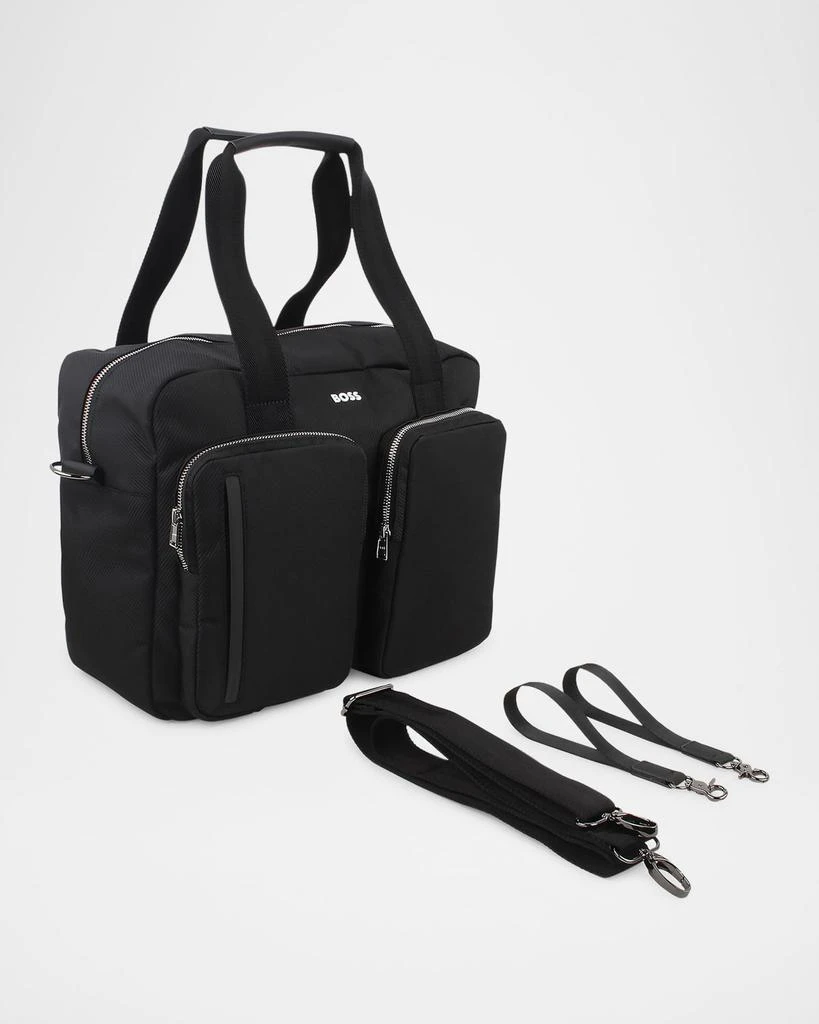 商品Hugo Boss|Changing Bag W/ Silicone Logo-Print,价格¥1582,第3张图片详细描述