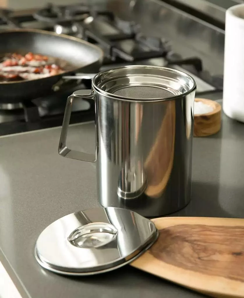 商品RSVP International|Stainless Steel Endurance Medium 6 Cup Fryer's Friend Grease Keeper,价格¥287,第4张图片详细描述