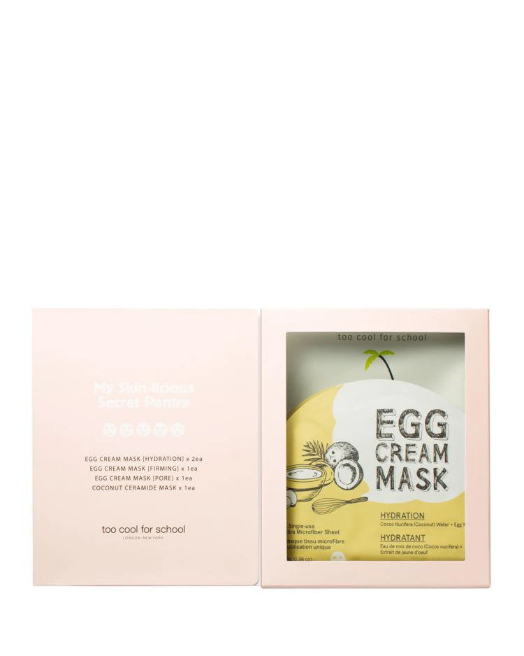 商品Too Cool For School|My Skin-licious Pantry Sleeping Pack & Sheet Mask Set,价格¥180,第1张图片