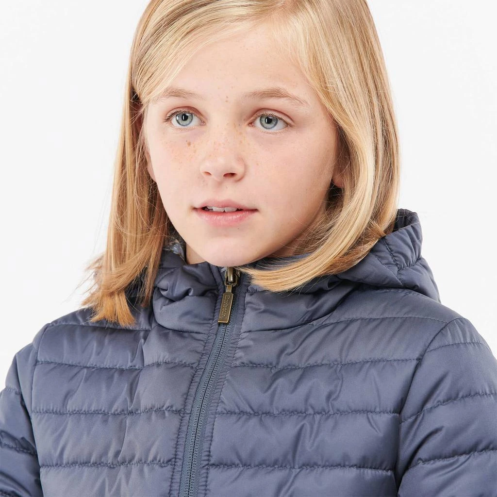 商品Barbour|Barbour Girls' Cranmore Hooded Quilted Jacket - Summer Navy/Folky Floral,价格¥278,第3张图片详细描述