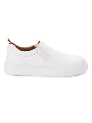 商品Bally|Leather Slip-On Sneakers,价格¥1164,第1张图片