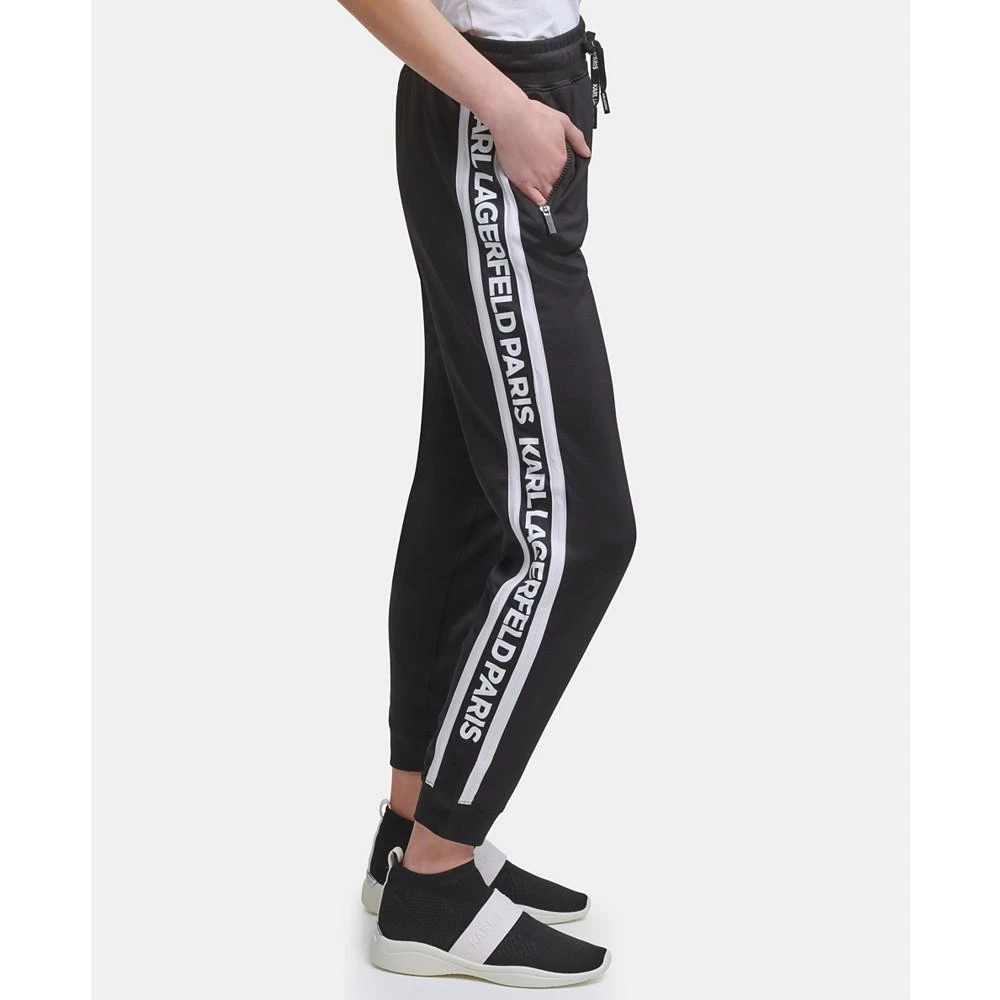 商品Karl Lagerfeld Paris|Women's Block Letter Logo Taping Jogger,价格¥408,第2张图片详细描述
